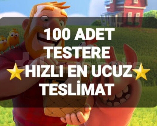 100 ADET TESTERE