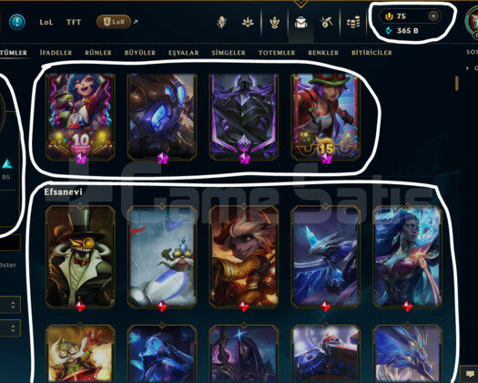 674 LEVEL / 239 SKİN / FUL HERO +MAİL +8000 SATIŞ