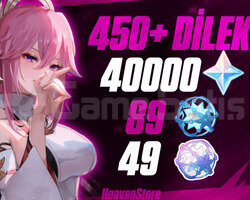 EU | MR50 450+ dilek 40000 primogem 89+49 yazgı