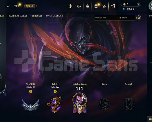 EUW Silver 3 | 5 Kostüm - 30 Hero | RANKED READY!