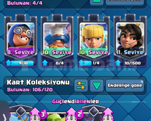 5500 kupa Clash royale + 25k kupa Brawl stars