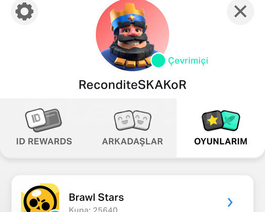 5500 kupa Clash royale + 25k kupa Brawl stars