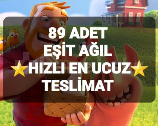 89 ADET EŞİT AĞIL