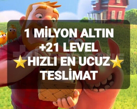 1 MİLYON ALTIN +21 LEVEL