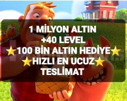 1 MİLYON ALTIN +40 LEVEL 100 BİN ALTIN HEDİYE
