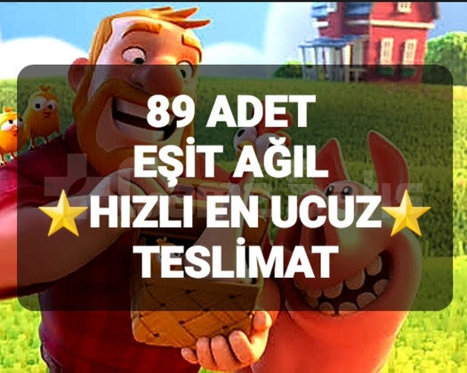 89 ADET EŞİT AĞIL