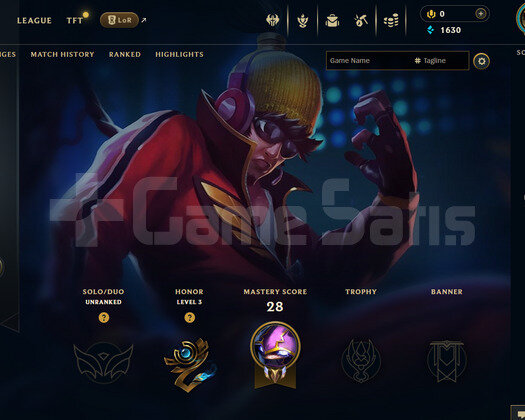EUW Unranked | 1 Kostüm - 20 Hero | LoL Hesap
