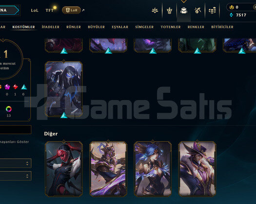 TR Plat 4 | 11 Kostüm - 54 Hero | LoL Hesap