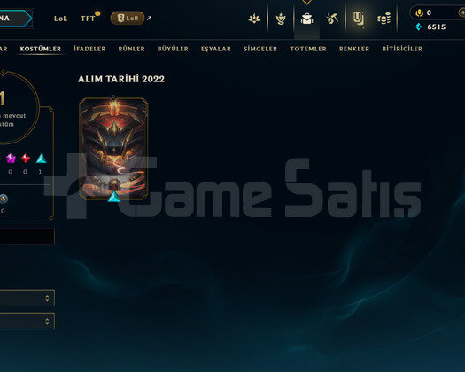TR Unranked | 1 Kostüm - 23 Hero | LoL Hesap