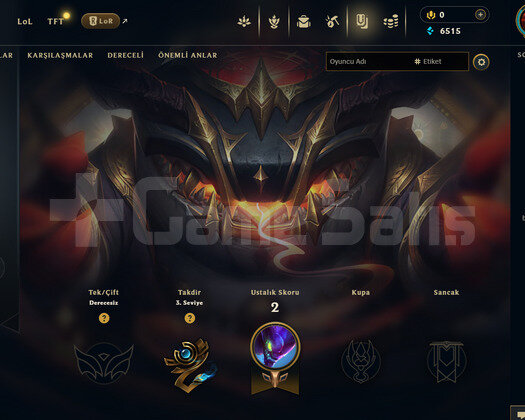 TR Unranked | 1 Kostüm - 23 Hero | LoL Hesap