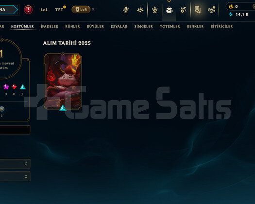 EUW Unranked | 1 Kostüm - 14K Mö | Dereceli Hazır