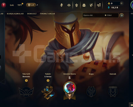 EUW Unranked | 2 Kostüm - 18K Mö | Dereceli Hazır