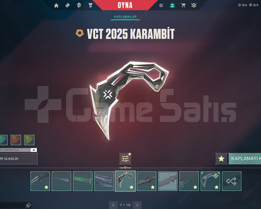 VCT 2025 KARAMBITLI VCT LOCK IN BAYONETLI DOPDOLU!