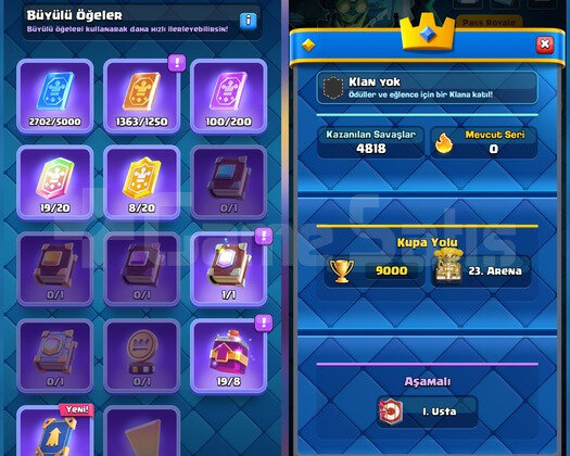 9000 KUPA 56 LVL HARİKA HESAP