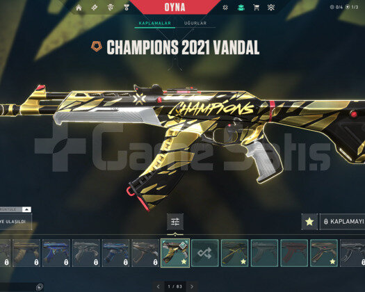 Ömürlük 340 lvl Champions 21 VCT Karambitli Hesap