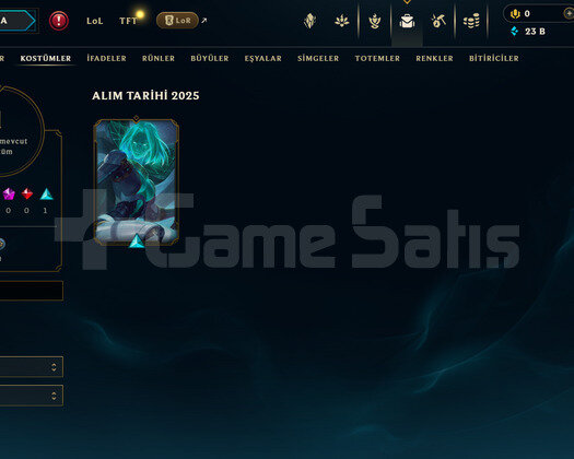 EUW Unranked | 1 Kostüm - 23K Mö | Dereceli Hazır