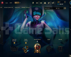 EUW Unranked | 3 Kostüm - 38K Mö | Dereceli Hazır