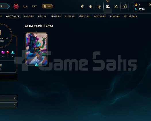 EUW Unranked | 1 Kostüm - 22 Hero | LoL Hesap
