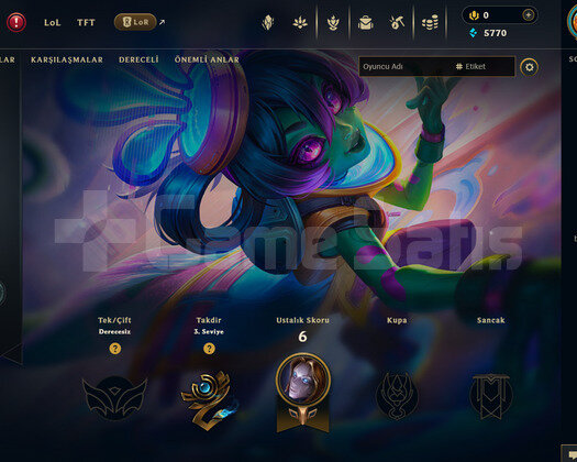 EUW Unranked | 1 Kostüm - 22 Hero | LoL Hesap