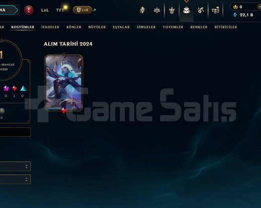 EUW Unranked | 1 Kostüm - 22K Mö | Dereceli Hazır
