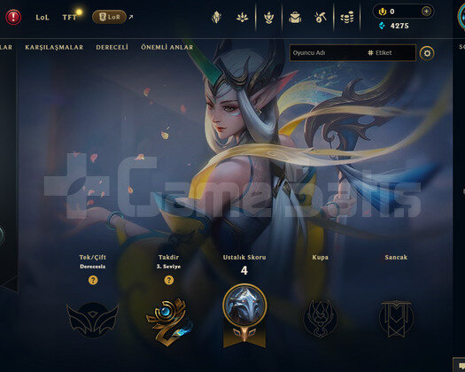 EUW Unranked | 2 Kostüm - 21 Hero | Dereceli Hazır