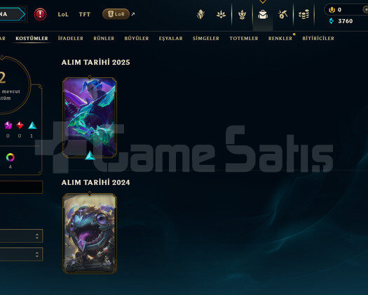 TR Unranked | 2 Kostüm - 26 Hero | LoL Hesap