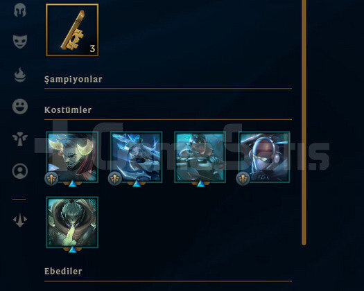 TR Unranked | 2 Kostüm - 26 Hero | LoL Hesap