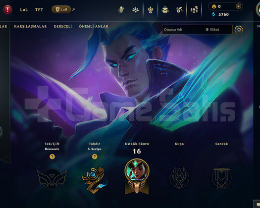 TR Unranked | 2 Kostüm - 26 Hero | LoL Hesap