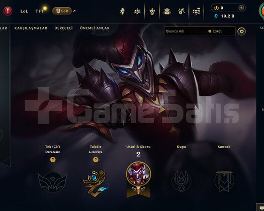 EUW Unranked | 20 Hero - 10K Mö | Dereceli Hazır
