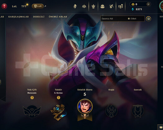 EUW Unranked | 1 Kostüm - 21 Hero | Dereceli Hazır