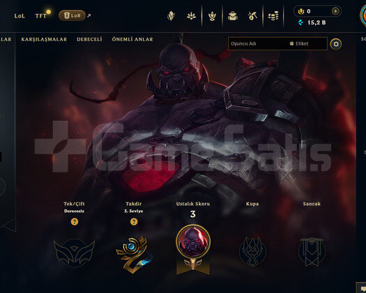 EUW Unranked | 24 Hero - 15K Mö | Dereceli Hazır