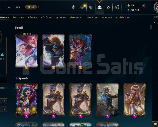 339 KOSTÜM 655 LEVEL 39K ÖZ EFSANE MAİL HESAP