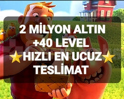 2 MİLYON ALTIN +40 LEVEL