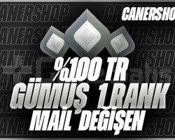 TR - GÜMÜŞ 1 RANK - MAİL DEĞİŞEN - GARANTİ