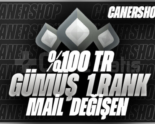 TR - GÜMÜŞ 1 RANK - MAİL DEĞİŞEN - GARANTİ