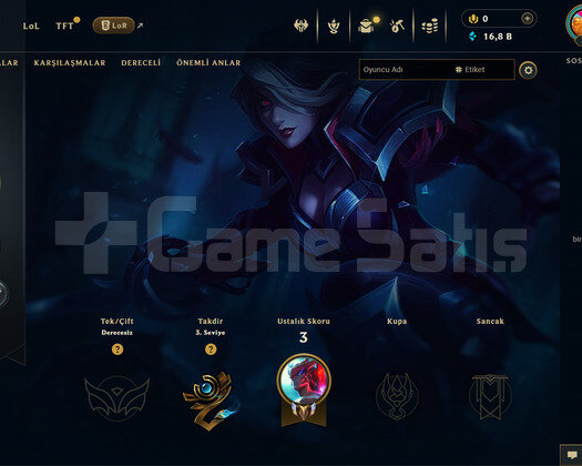 EUW Unranked | 1 Kostüm - 16,8K MÖ | LoL