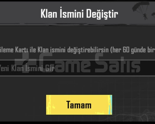 9.8 SV İSİM AKTİF KLAN JET HIZINDA TESLİMAT