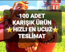 100 ADET KARIŞIK ÜRÜN