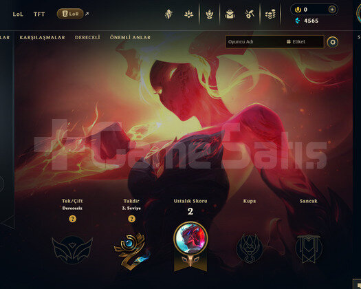 EUW Unranked | 1 Kostüm - 20 Hero | LoL Hesap