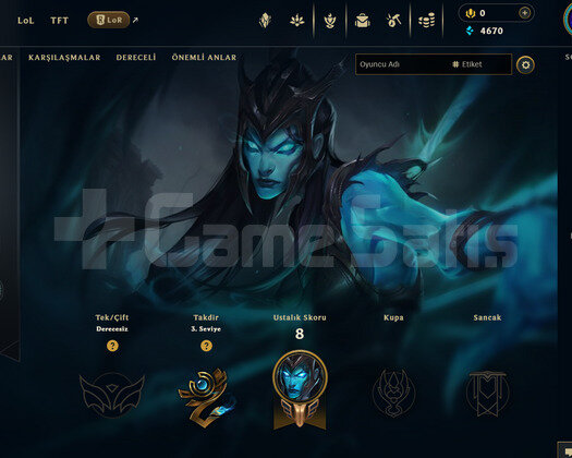 EUW Unranked | 24 Hero - 3 İade Hakkı | LoL Hesap