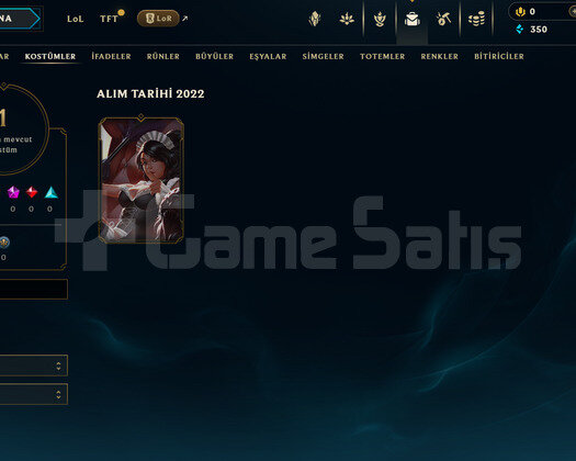 EUW Unranked | 1 Kostüm - 24 Hero | LoL Hesap