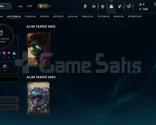 TR Silver 3 | 2 Kostüm - 30 Hero | LoL Hesap