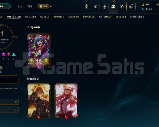 TR Unranked | 21 Kostüm - 51 Hero | Dereceli Hazır