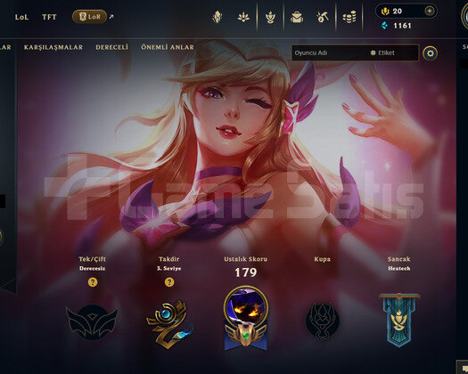 TR Unranked | 21 Kostüm - 51 Hero | Dereceli Hazır