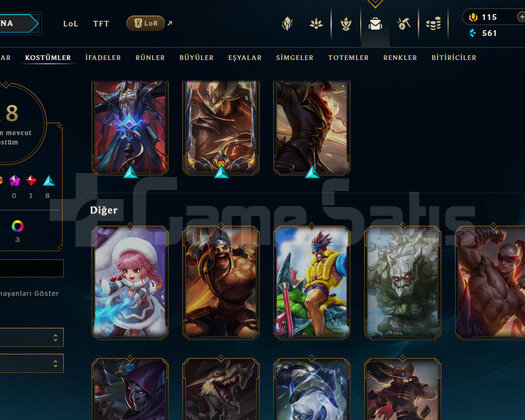 EUW Silver 4 | 18 Kostüm - 40 Hero | LoL Hesap