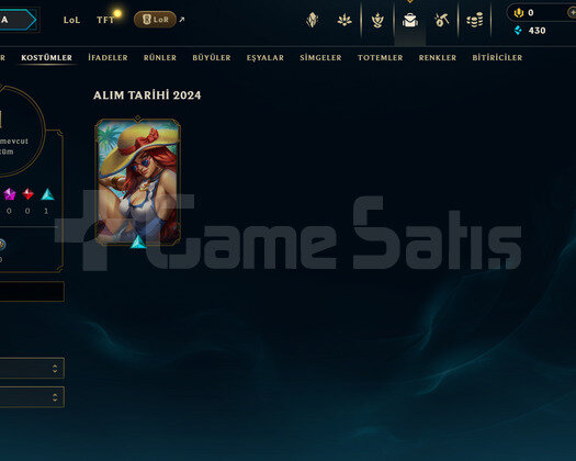 EUW Unranked | 1 Kostüm - 31 Hero | LoL Hesap