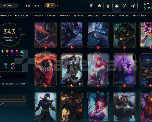 840 LEVEL / 343 SKIN / FULL HERO / +MAIL / +TEL