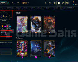 840 LEVEL / 343 SKIN / FULL HERO / +MAIL / +TEL