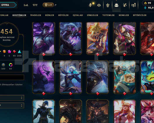 462 LEVEL / 454 SKIN / FULL HERO / +MAIL / KAÇMAZ