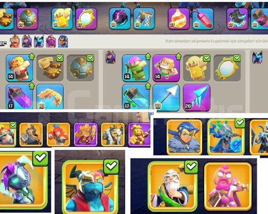 TH 17 NEREDEYSE MAX EFSANE EKİPMANLI HESAP